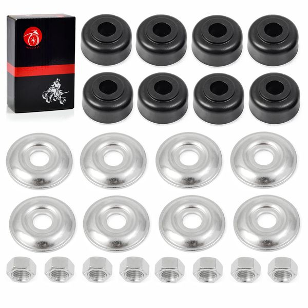 Shock Bushing Kit Front Rear Compatible With EZGO Golf Cart TXT Marathon DS Precedent 1982-Up