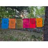 DharmaObjects Handmade Tibetan Affirmation Prayer Flags - Peace, Happiness, Courage, Love, Tranquility, Wisdom
