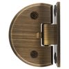 Antique Brass Classique 037 Series Wall Mount Standard Back Plate Hinge