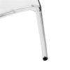 LeisureMod Murray Mid-Century Modern Dining Side Chair in Clear