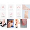 Natiform 75 Pcs Protective Toe Quill Eye Circle Anti-Friction Pad U Shape