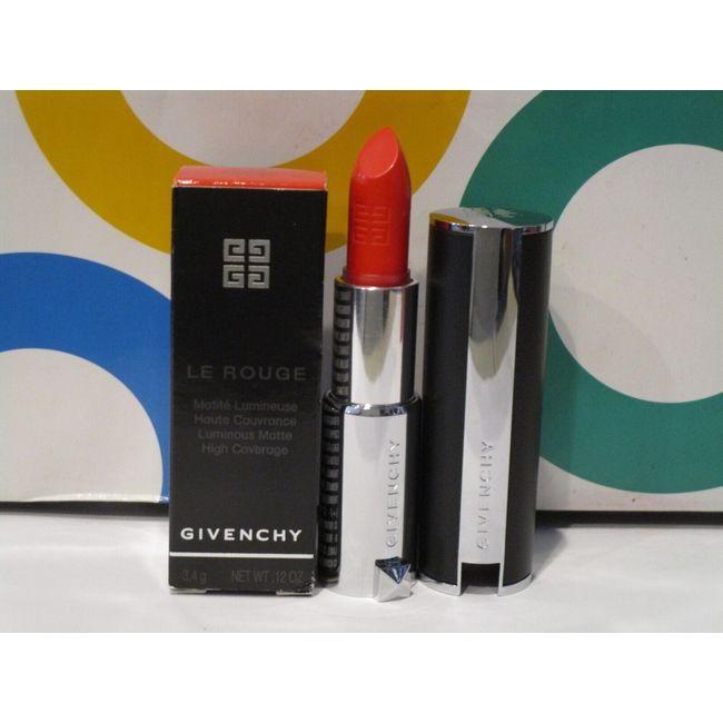 GIVENCHY ~ LE ROUGE LUMINOUS MATTE LIPSTICK ~ # 316 ORANGE ABSOLU ~ BOXED