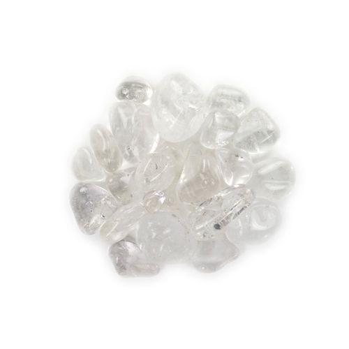 Hypnotic Gems Materials: 1/2 lb Crystal Quartz Tumbled Stones "AAA" Grade from Brazil - Bulk Natural Polished Gemstone Supplies for Wicca, Reiki, and Energy Crystal Healing *Wholesale Lot*