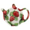 Strawberry Field Teabag Holder Melamine Tea bag, Red, White