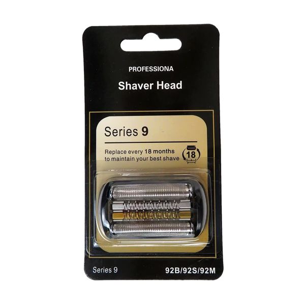 92B 2023 Version Series 9 Replacement Electric Shaver for Braun 9040s, 9080cc, 9093s, 9095cc, 9240s, 9242s, 9260s, 9280cc, 9290cc, 9291cc, 9292cc, 9293s, 9295cc, 9296cc, 9297cc, 9299s Black