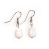 Idin Drop Earrings For Kids - White Ladybird