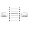 SANWA SUPPLY Cat7 Ultra Flat LAN Cable, whites