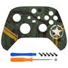 eXtremeRate Front Case for Xbox Series X&S Controller, DIY Replacement Grips Case Faceplate Skin Shell Accessory for Xbox Core Controller (Armed Rockets) No Controller