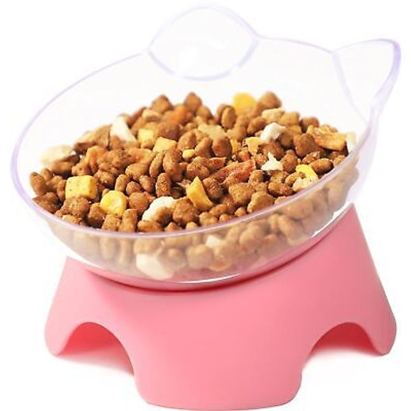 Raised Cat Food Bowls with Stand for Food and Water, Pet Feeder and Waterer