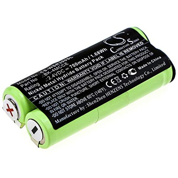 JIAJIESHI Battery 700mAh / 1.68Wh,Replacement Battery Fit for Waterpik 900 Sonic Toothbrush, Sensonic Plus SR-3000, Sensonic Plus SR-3000E BK-4MCCE