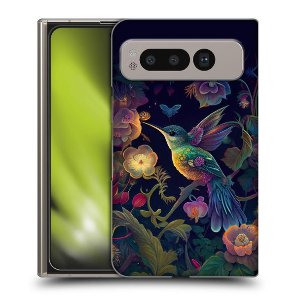 Head Case Designs Officially Licensed JK Stewart Hummingbird Graphics Hard Back Case Compatible With Google Pixel Fold