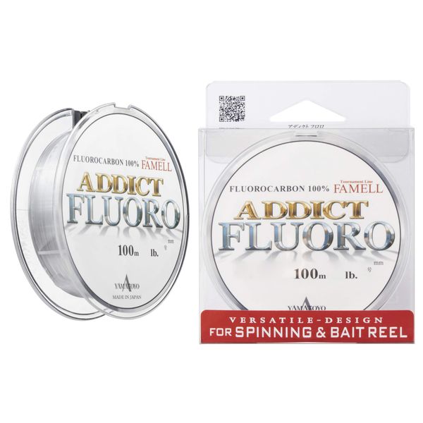 Yamatoyo Addict Fluoro Fishing Line, 328.1 ft (100 m)