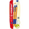 STABILO pointball - Ballpoint Pen - Pack of 2 - Blue