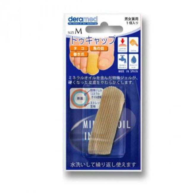 [11/25 only! Probability 1/2★Maximum 100% P return] deramed toe cap (foot support pad)