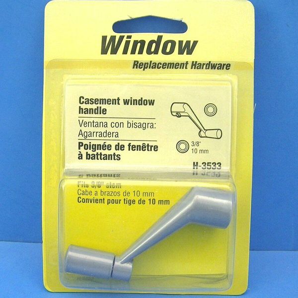 K525K PLPCI Casement Window Operator Replacement Crank Handle Steel 10mm3/8"Stem