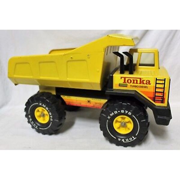 Vintage Tonka XMB-975 16" Metal Toy Dump Truck