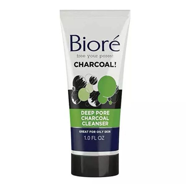 Biore Deep Pore Charcoal Cleanser ~Travel 29mL/1oz ~ NEW