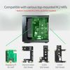 ElectroCookie Mini PC Case for Raspberry Pi 5 with Active RGB Lighting Cooler (Matte Black)