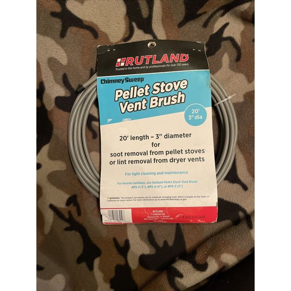 RUTLAND Pellet Vent/Dryer Vent Brush **see Description