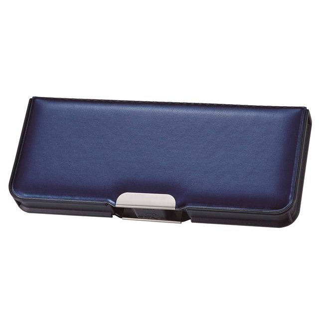 Kutsuwa Pittanton Pencil Case, Double Lid, Navy, CH203NB