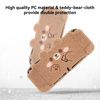 GeekShare Cute Plush Protective Case Cover Compatible with Switch - Shock-Absorption and Anti-Scratch - Plush Bear (for Switch OLED)