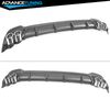 Fits 20-22 Toyota Corolla LE XLE Matte Black Rear Bumper Diffuser w/ Silver Tips