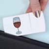 'Red Wine Glass' Pill Box with Tablet Splitter (PI00028650)