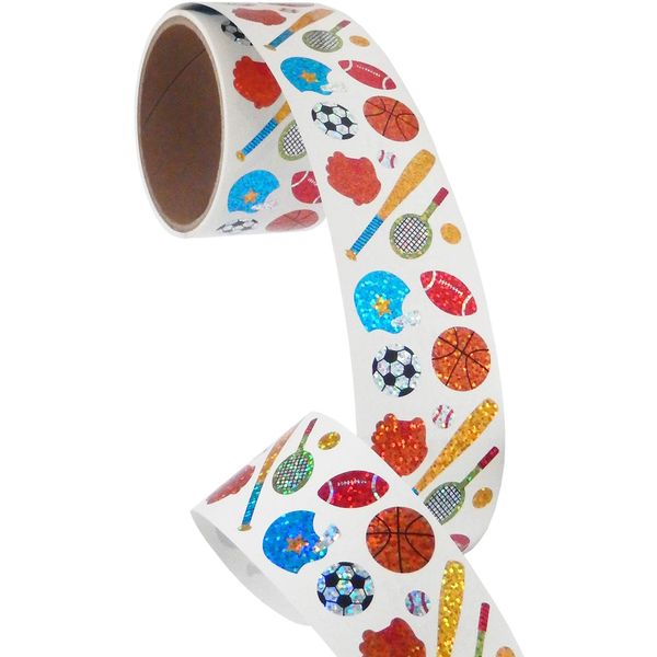 Jillson Roberts Prismatic Stickers, Mini Birds, Bulk Continuous Roll (BS7072)