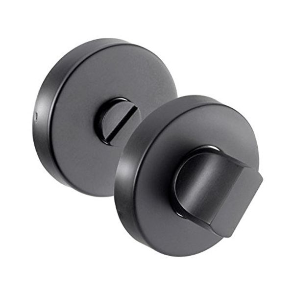 Matte Black Thumb Turn Lock for Bathroom Doors