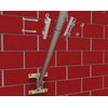 PBD Extension Pole (Diameter 1", Length 16 3/4") Silver