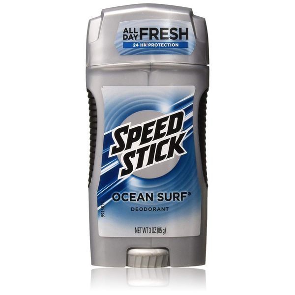 Speed Stick Clear Solid Deodorant, Ocean Surf 3 oz (Pack of 5)