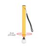 Aluminum Telescopic Blind Cane with Rolling Tip 12 inch-59 inch，with 2 Tips (Yellow Handle)