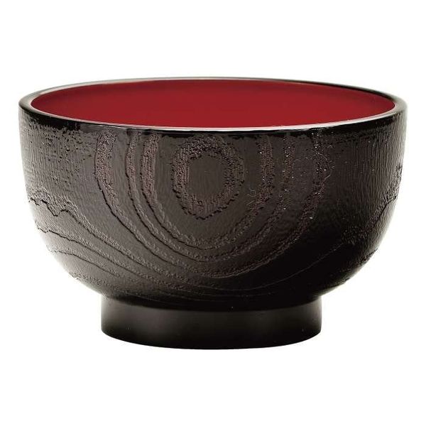 Aizu Lacquerware Paulownia Wood Grain Bowl