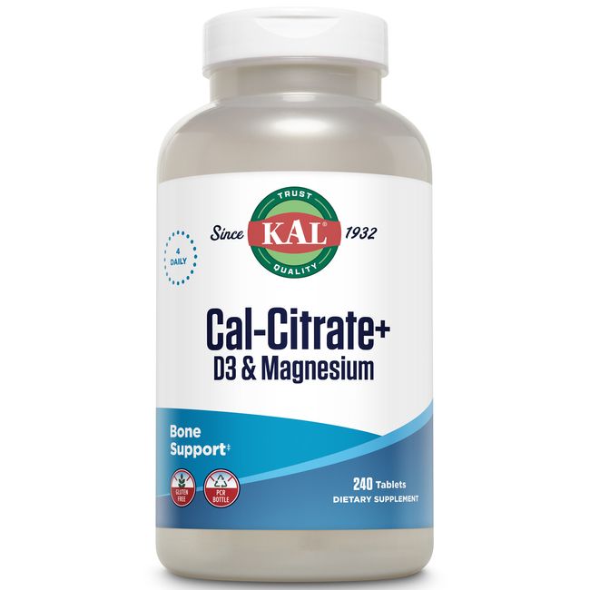 KAL Cal-Citrate Plus 1000mg | For Healthy Bones & Teeth | 240 Tablets