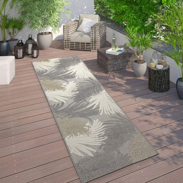 Rugshop Outdoor Rugs Tropical Floral Indoor/Outdoor Rug Washable Runner Rugs 2x7