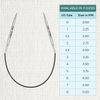 KnitPro Nova Fixed Circular Needles 10" (25cm) | 3.25mm