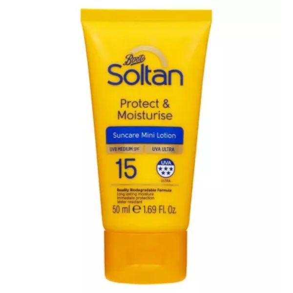 Soltan Mini Protect & Moisturise Lotion SPF15 50ml