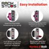 Rackstuds - DUO50 1RU Series II Rack Mount Solution - Effortless Cage Nut & Screw Alternative, Essential Network Rack Studs Network Tools, Safest Server Rack Solution, Hardware Nuts, 50-Pack Universal