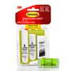 Command Picture Hanging Strips 8 Large Pairs 4 Medium with Level | 17209-ES White