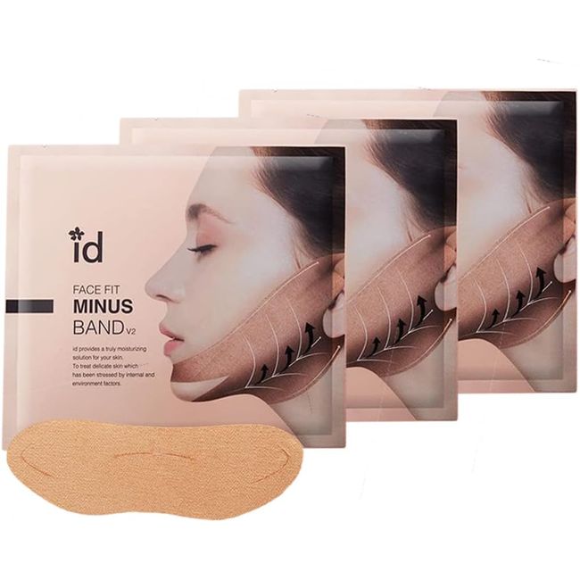 id FACE FiT Facial Mask Minus Band V2 Lower Jaw Intensive Mask Moisturizing 11g x 4 pieces