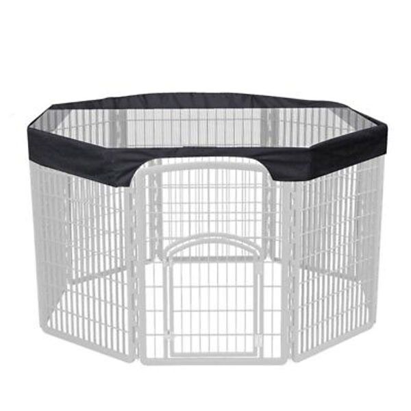 Dog Playpen Protective Cover Pet Playpen Secure Cover Outside AntiRain Cover