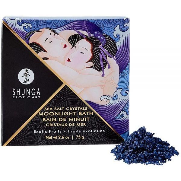 Shunga Bath Moonlight Sea Salt Crystal 2.6/75g Exotic Fruit 366115