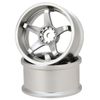 G-Force GD042 N-Type Drift Wheel, +6, Mat Silver R/C Car Wheel