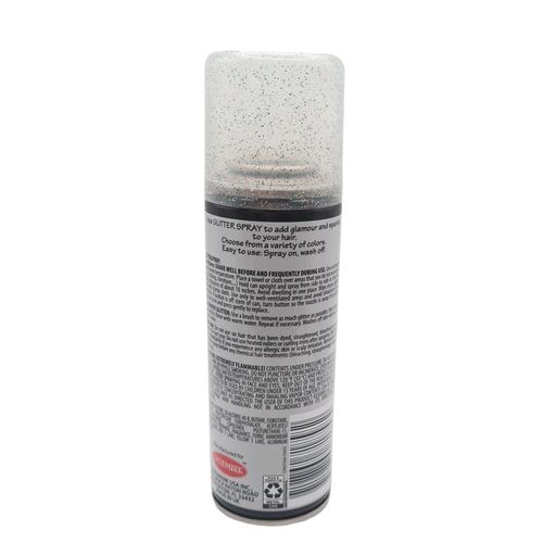 MULTICOLORED GLITTER Spray on Hair Color 3 oz GoodMark (Multicolored Glitter)