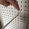 ProCraft Brand (250 Pack) 2 Inch Locking White Plastic Pegboard Peg Hooks (250 Locks, 12 Keys)