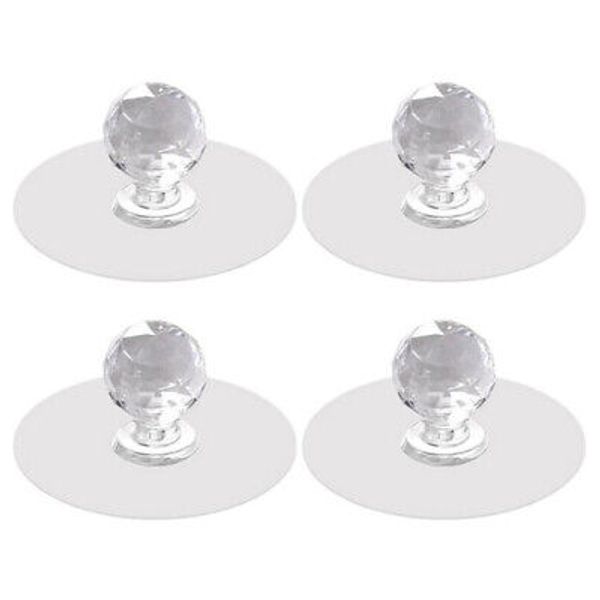 4 Pcs Organizer Kitchen Cabinet Knobs behind The Doorknob Modern Handles