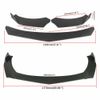 Carbon Fiber Universal Front Bumper Lip Spoiler Splitter Protector Body Kit