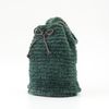 Wool Knitting Kit #17-5 Fur One Handle Bag (Dark Green)