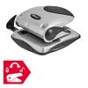 Rexel Precision P225 2 Hole Punch Black/Silver 25 Sheet Capacity and Paper Alignment Indicator