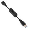 INEX U31AA-MF02S USB 3.2Gen1 Type-A Power Switch Cable, 7.9 inches (20 cm)